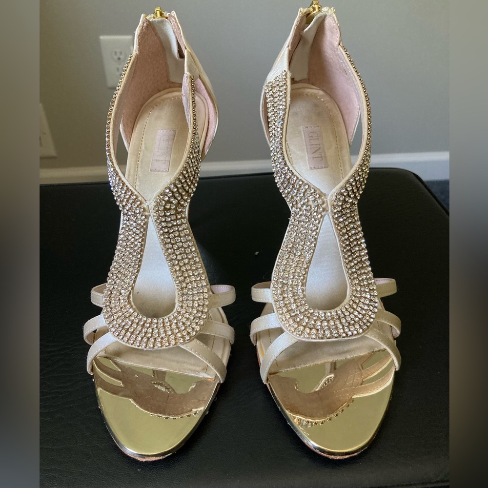 Glint Rhinestone Heels size 8